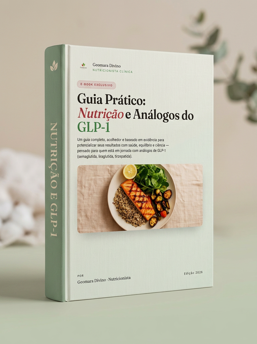Livro Guia Prático: Nutrição e Análogos do GLP-1 por Geomara Divino